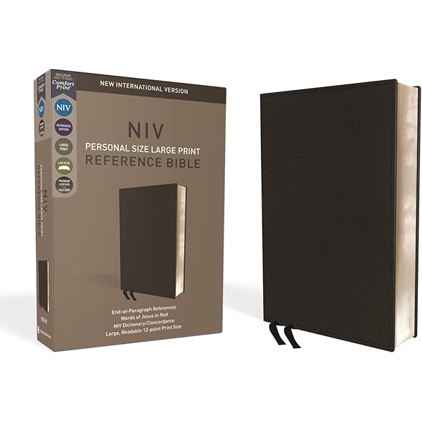 NIV, Reference Bible, Deluxe Single-Column, Premium Goatskin